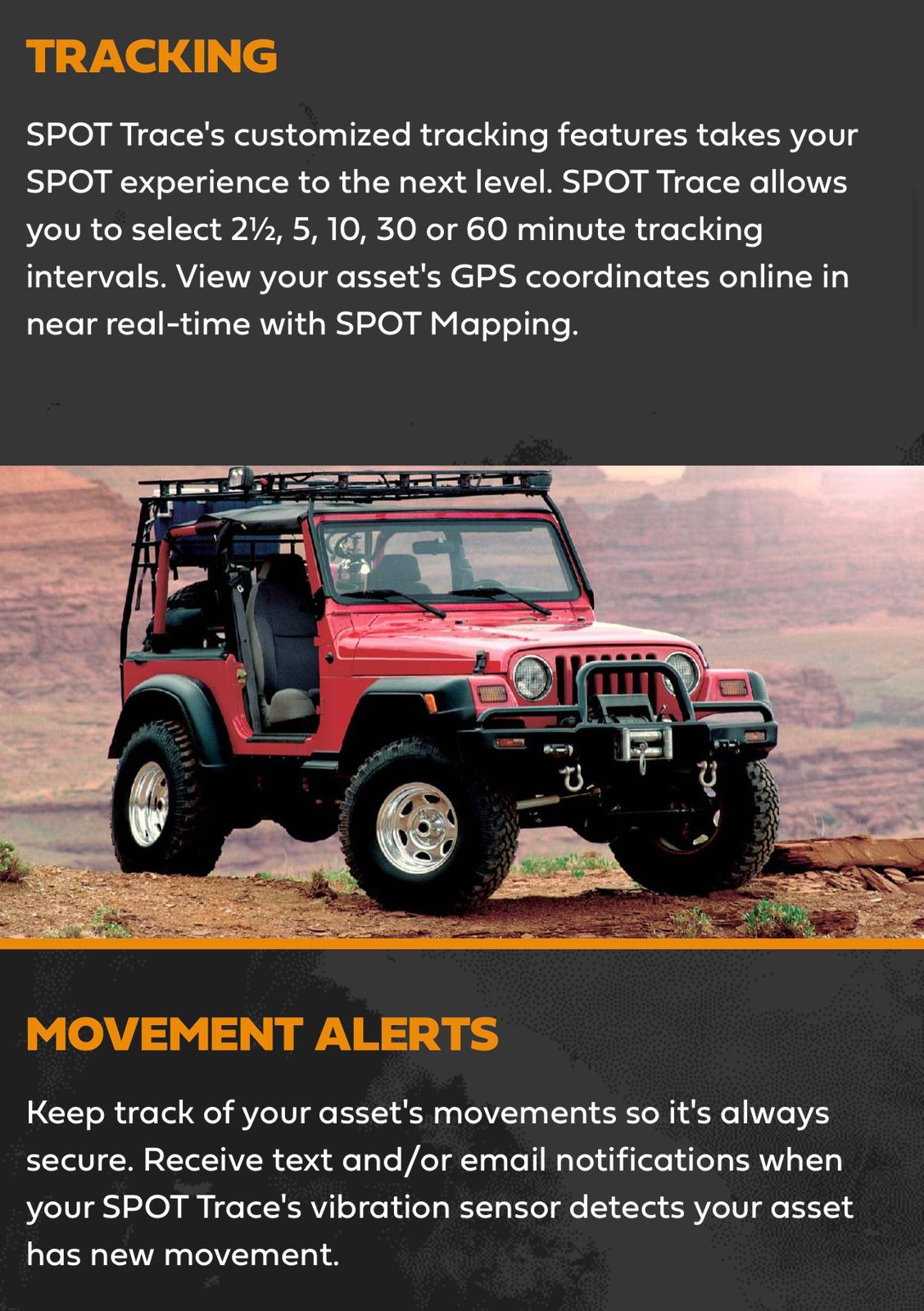 SPOT Trace Satellite GPS Asset Tracker