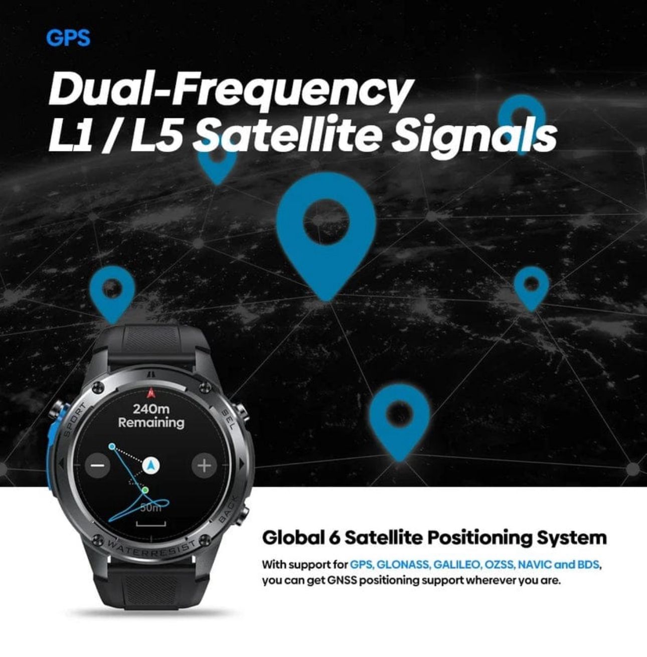 Rainbuvvy DM56 Smart Watch 1.43 Inch - Allin1