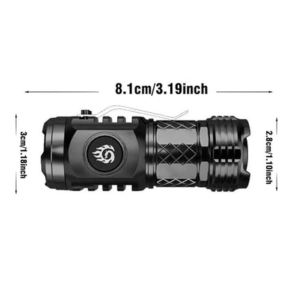 Three-Eyed Mini LED flashlight