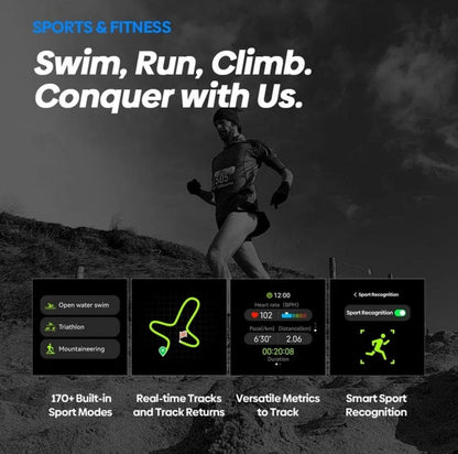 Rainbuvvy DM56 Smart Watch 1.43 Inch - Allin1