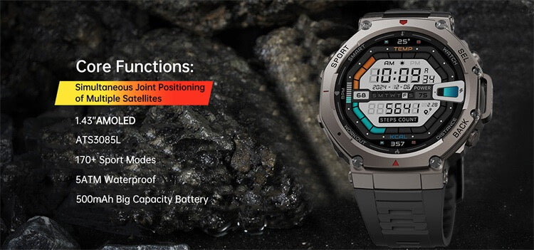 DM58 Outdoor GPS Smartwatch - Allin1