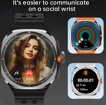 U8 Ultra 5G Smartwatch with AMOLED & GPS - Allin1