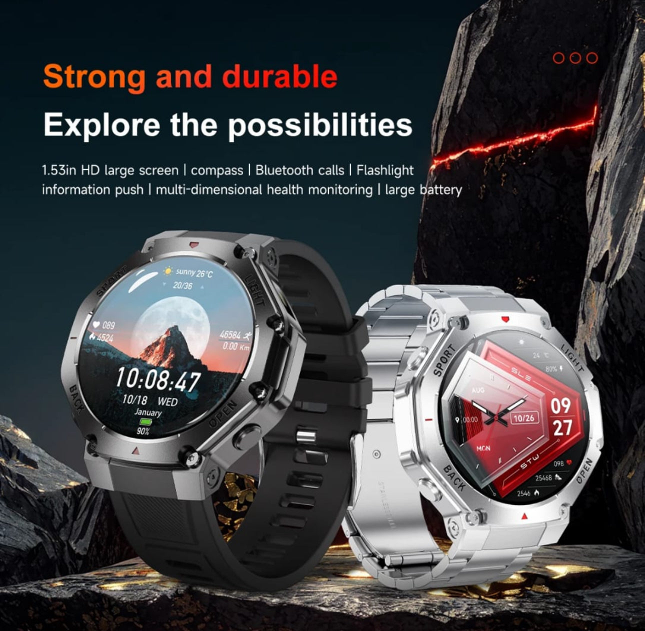 TR3 MAX Men’s Smartwatch - Allin1