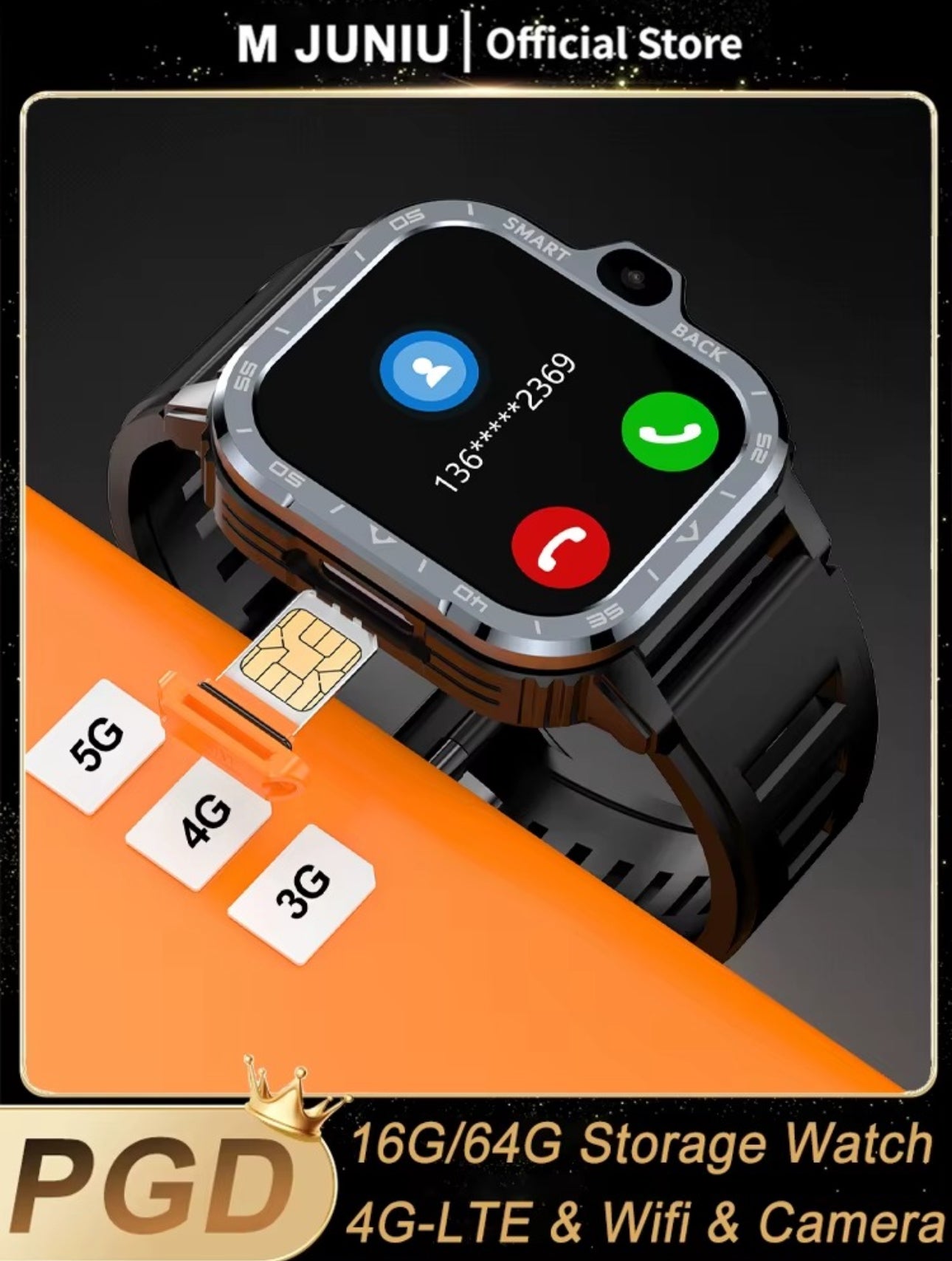 S8 Ultra Smart Watch 4G LTE - Allin1