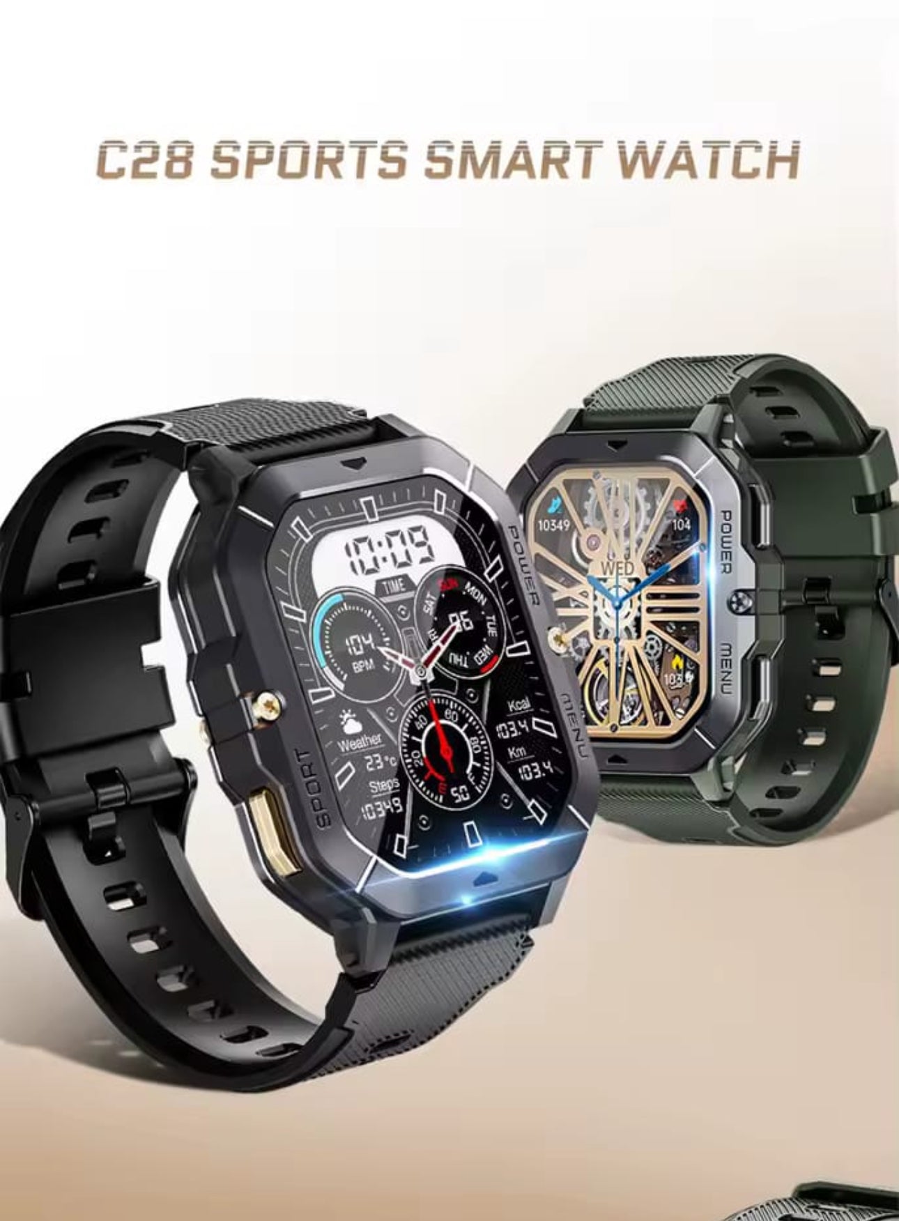 C28 Pro Outdoor Smart Watch - Allin1