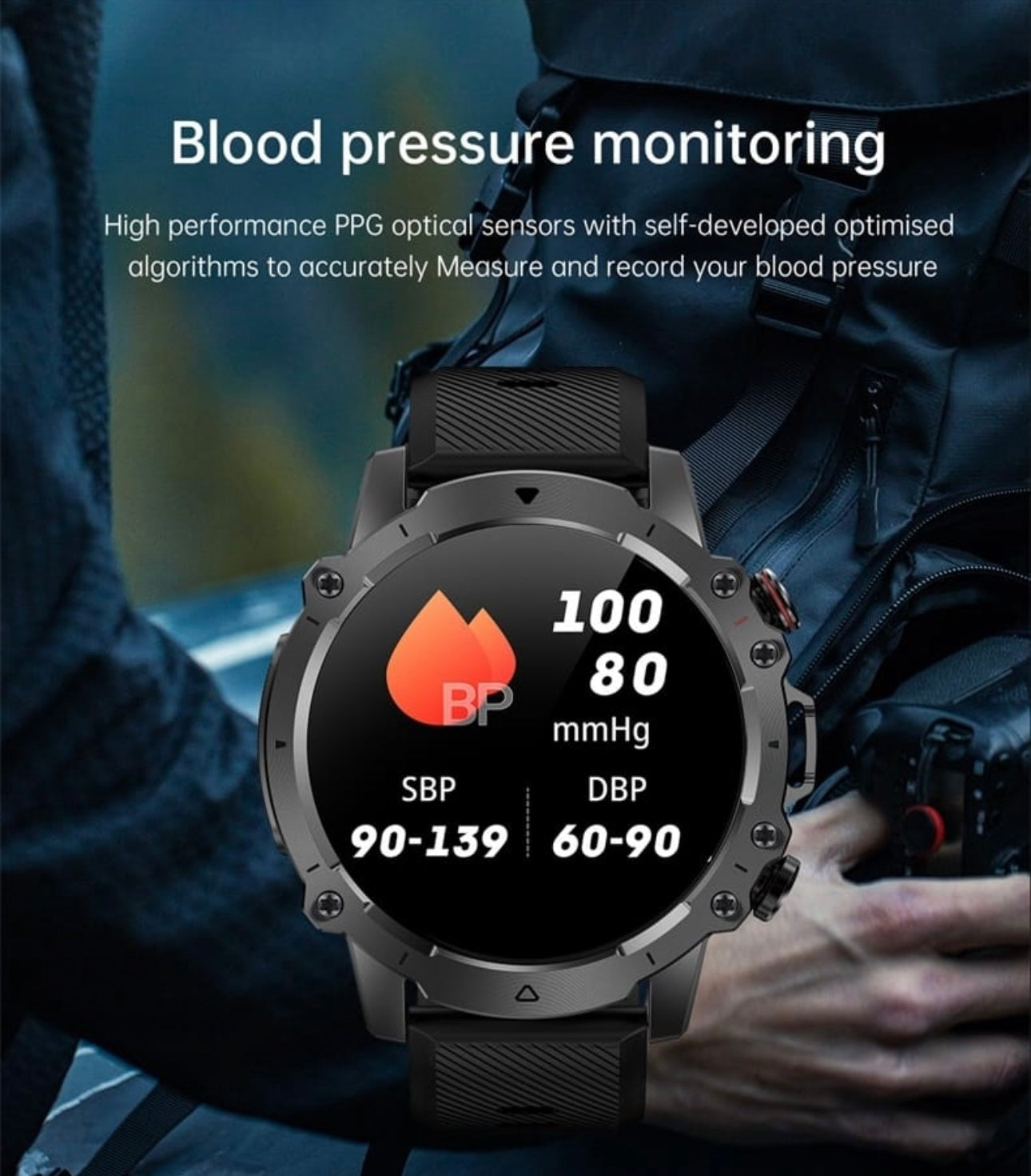 AK56 Smart Watch with 1.43 - Allin1