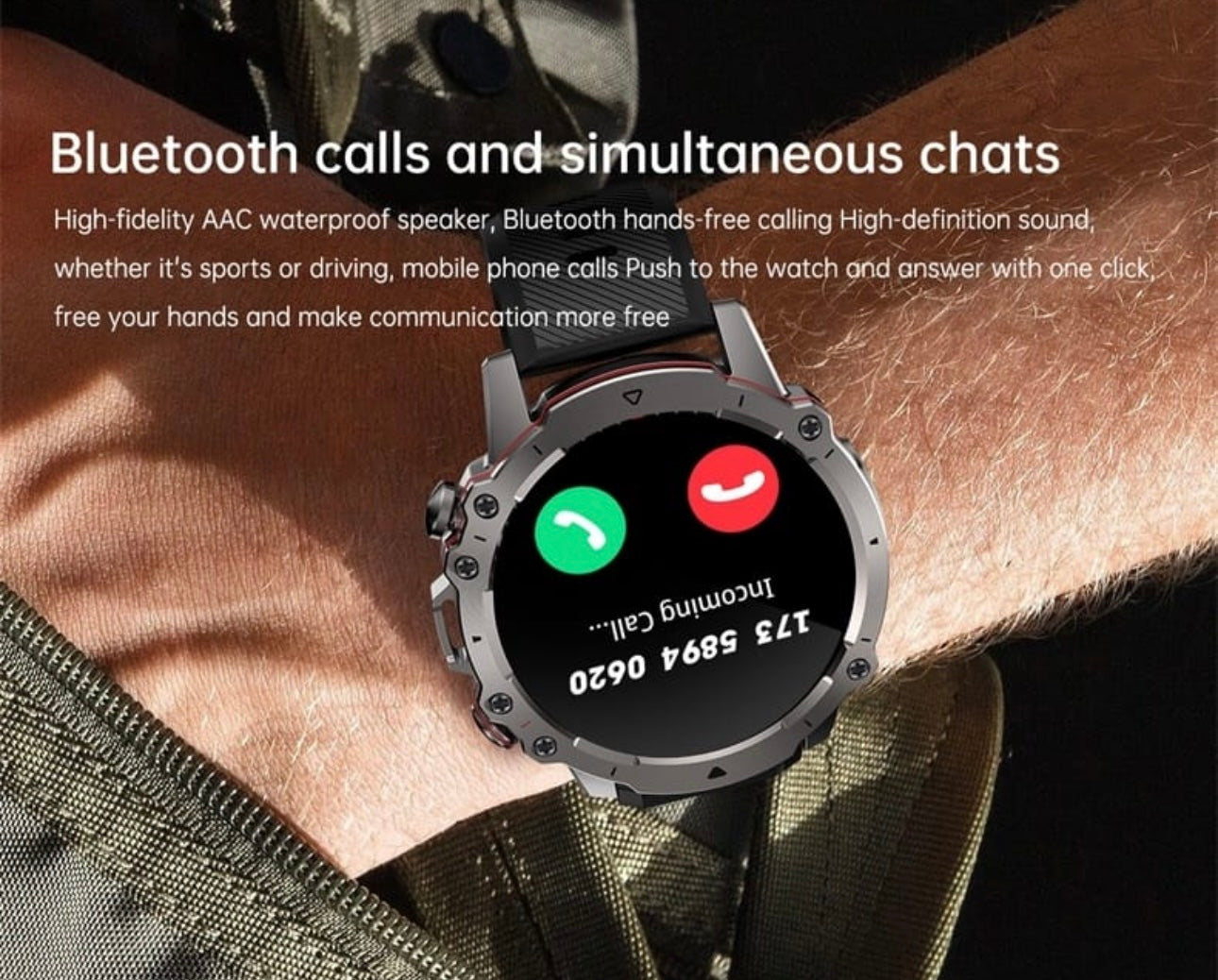 AK56 Smart Watch with 1.43 - Allin1