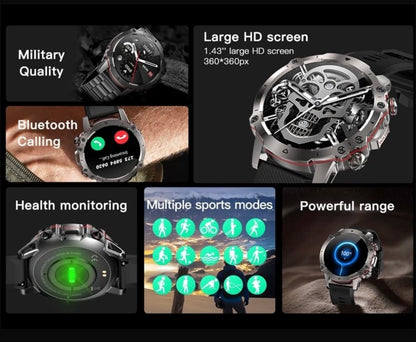 AK56 Smart Watch with 1.43 - Allin1