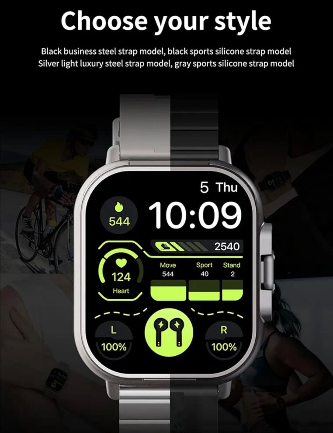 D8 2-in-1 Smartwatch - Allin1