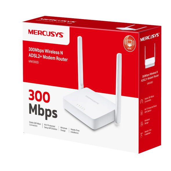 300Mbps Wireless N ADSL2+ Modem Router