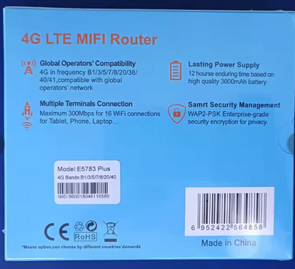 WiFi Router E5783 Plus 4G 5G