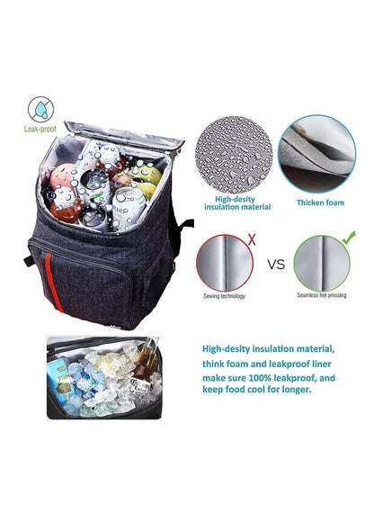 Large Insulated Thermal Cooler Backpack