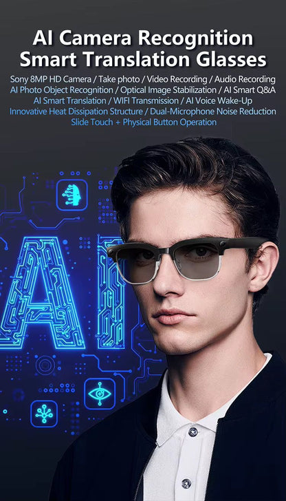 BDI Smart AI Camera Glasses W630