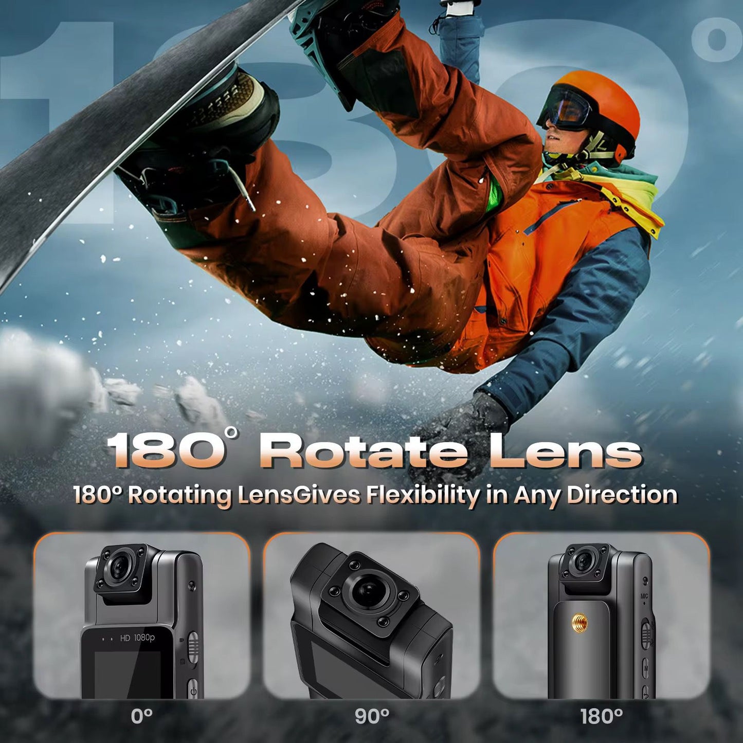 Bodycam 4k  with 64 gb built in memory