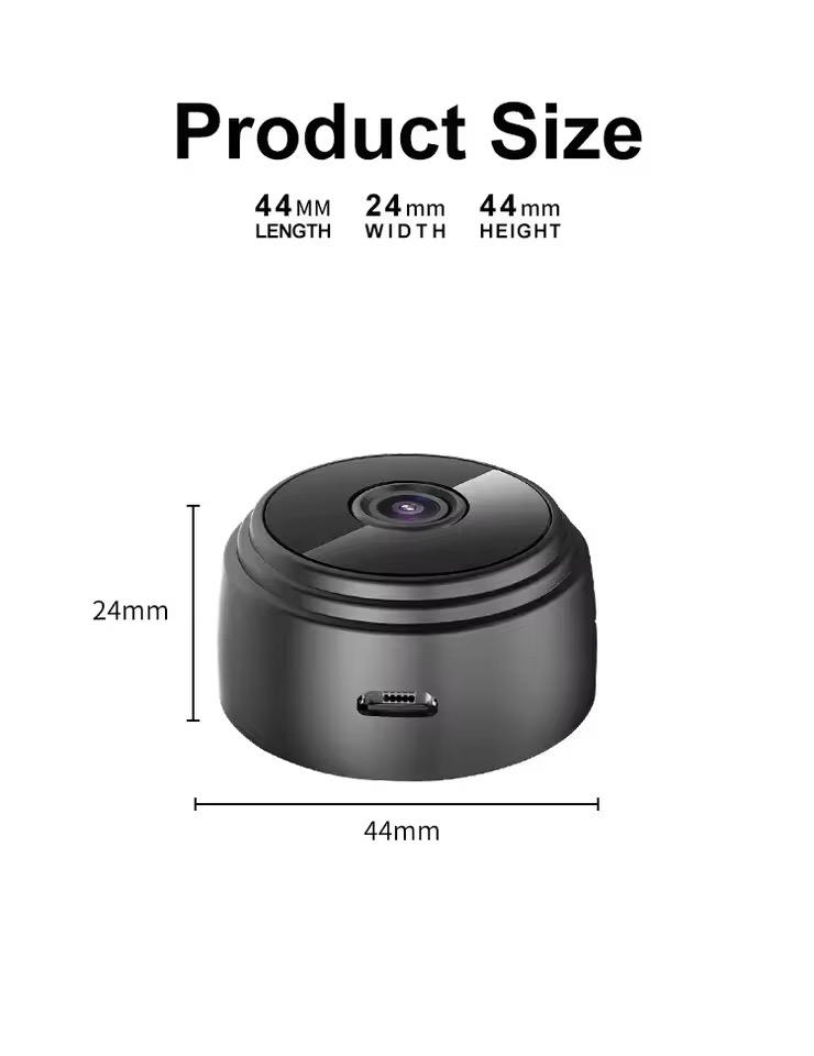 A9 Mini Wi‑Fi Hidden Spy Camera - Motion Detection